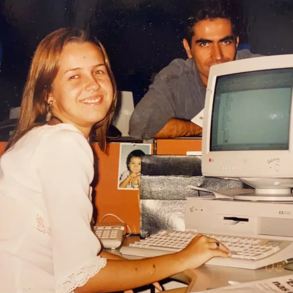Post de carrossel: primeiro dia na Globo